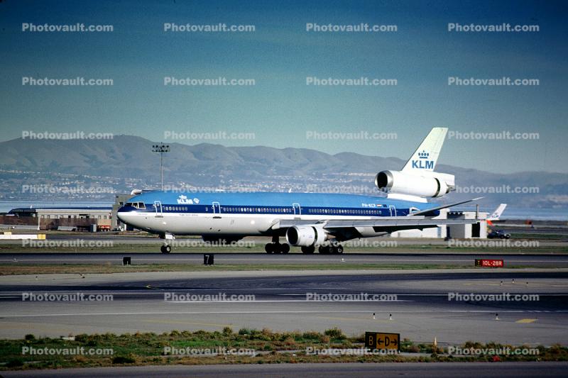 PH-KCF, McDonnell Douglas MD-11P, San Francisco International Airport (SFO), KLM Airlines, CF6-80C2D1F, CF6, Annie Romein