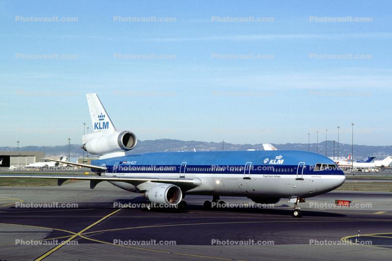 PH-KCF, McDonnell Douglas MD-11P, San Francisco International Airport (SFO), KLM Airlines, CF6-80C2D1F, CF6, Annie Romein
