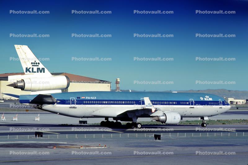 PH-KCF, McDonnell Douglas MD-11P, San Francisco International Airport (SFO), KLM Airlines, CF6-80C2D1F, CF6