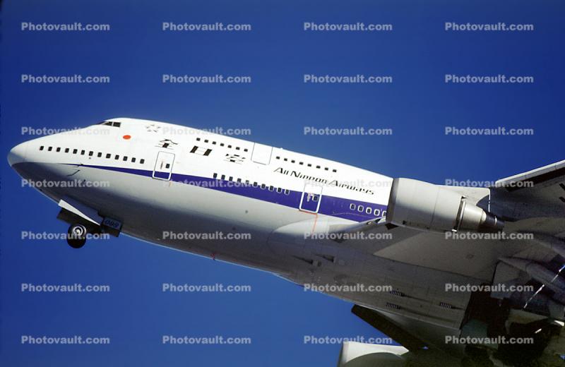 JA8099, Boeing 747-481D, All Nippon Airways, (SFO), 747-400 series, CF6, CF6-80C2B1F