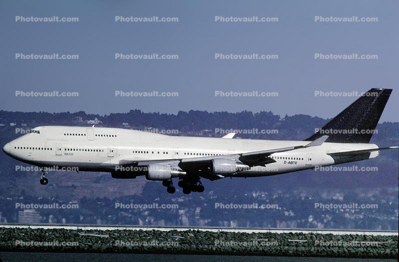 D-ABTE, Boeing 747-430, 747-400 series, (SFO), Lufthansa, Sachsen-Anhalt