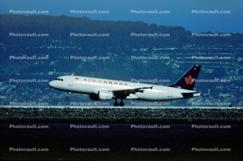 C-FGYL, San Francisco International Airport (SFO), Airbus A320-211, Air Canada ACA, CFM56-5A1, CFM56
