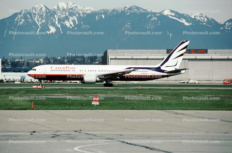 C-GBZR, Boeing 767-38EER, Canadian Airlines CDN, 767-300 series