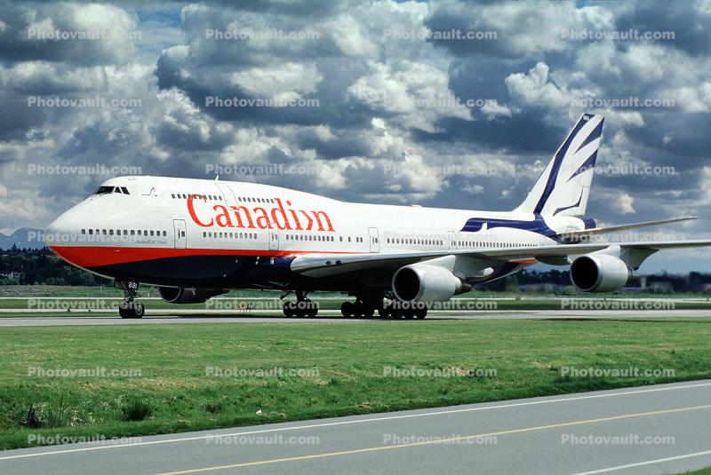 C-GMWW, Boeing 747-475, Canadian Airlines CDN, Maxwell W Ward, 747-400 series