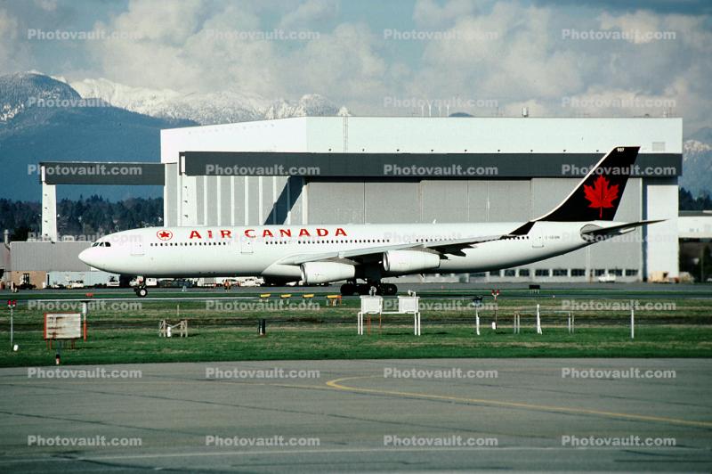 C-GBQM, Airbus A340-313X, Air Canada ACA, CFM56-5C4, CFM56, Hangar