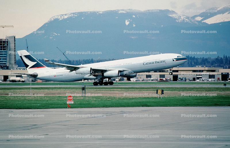 B-HXJ, Cathay Pacific, Airbus A340-313X, CFM56