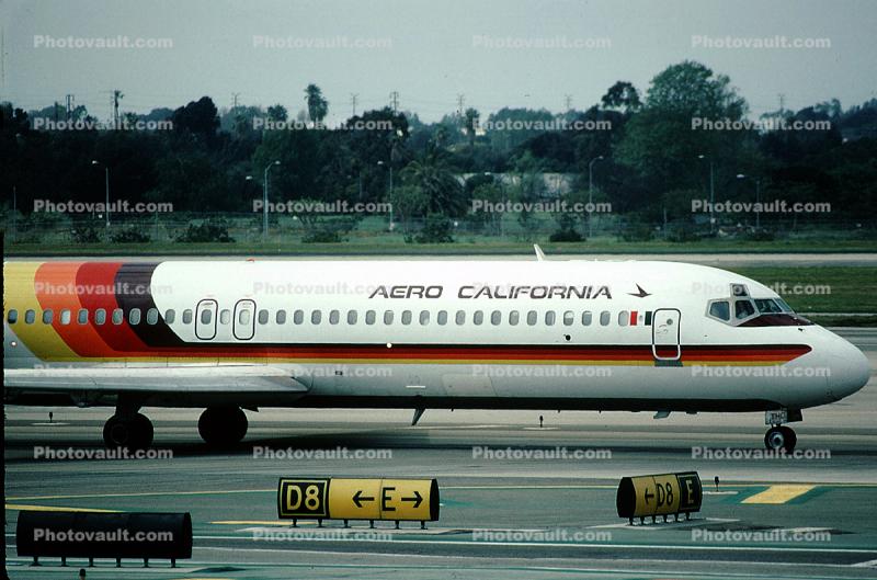 Aero California, McDonnell Douglas DC-9-32, XA-THC, JT8D, JT8D-9A s3
