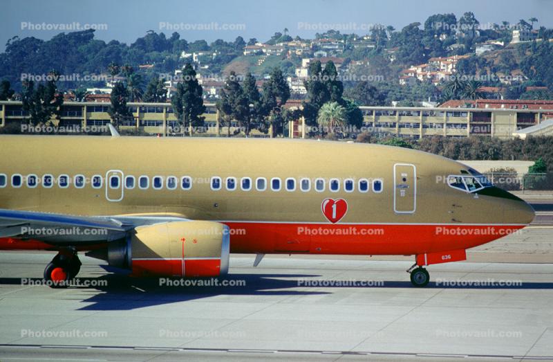 N636SW, Boeing 737, Southwest Airlines SWA, CFM56