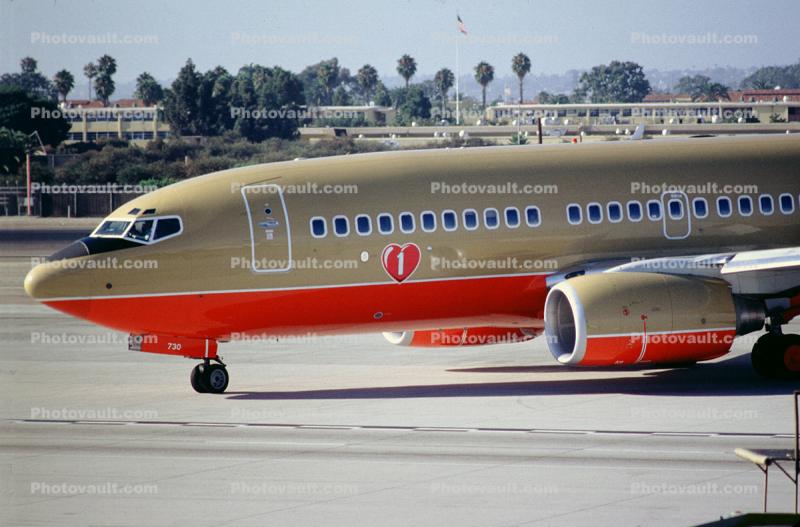 N730SW, Boeing 737-7H4, Southwest Airlines SWA, 737-700 series, CFM56-7B24, CFM56