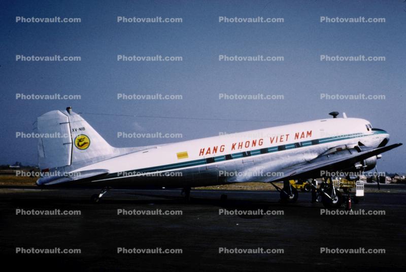 XV-NIB, Hang Khong Viet Nam, Douglas DC-3 Twin Engine Prop