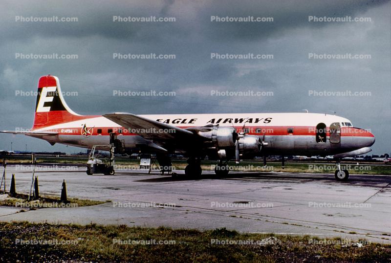 G-APSA, Eagle Airways, Airlines, Douglas DC-6A, R-2800