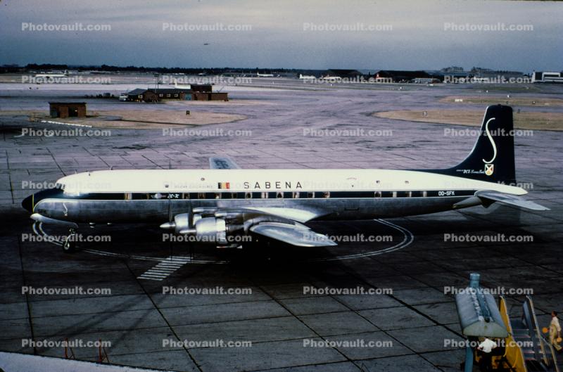 OO-SFK, Sabena, Douglas DC-7C