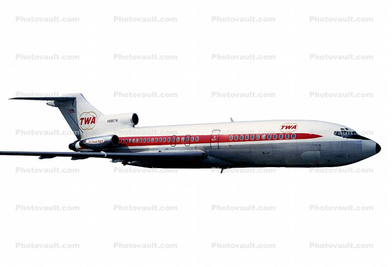 N856TW, Star Stream, Boeing 727-031, JT8D-7B, JT8D, photo-object, object, cut-out, cutout