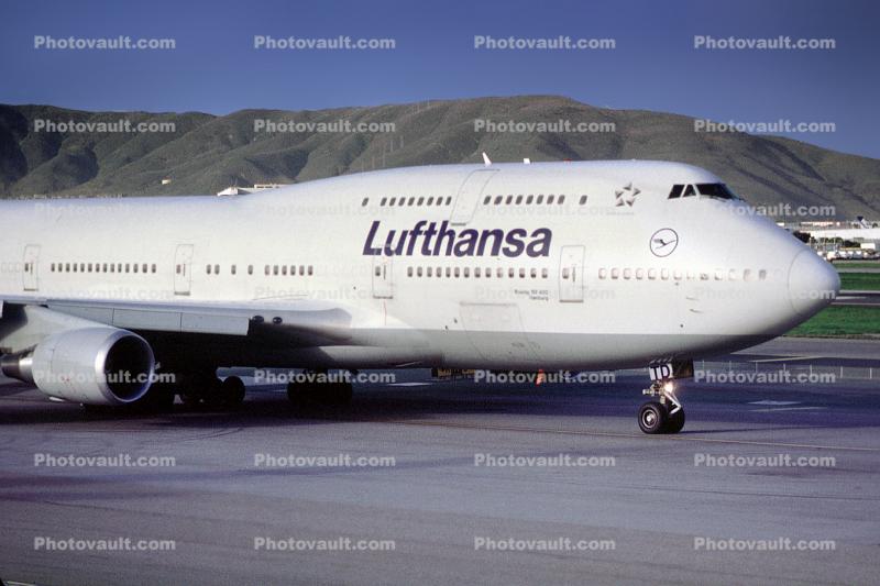 D-ABTD, Boeing 747-430, (SFO), Lufthansa, CF6, CF6-80C2B1F