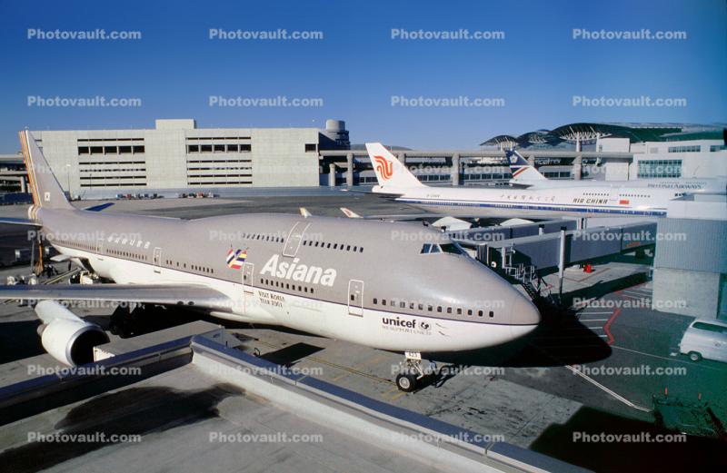 HL7423, Boeing 747-48E, San Francisco International Airport (SFO), CF6, CF6-80C2B1F