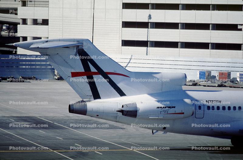 N727FV, Boeing 727, San Francisco International Airport (SFO), JT8D
