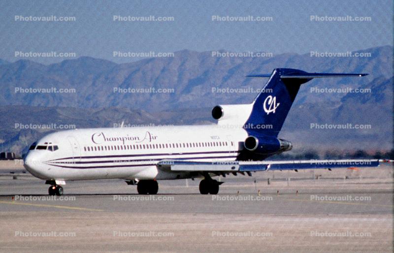 N682CA, Champion Air, Boeing 727-2S7, JT8D, 727-200 series