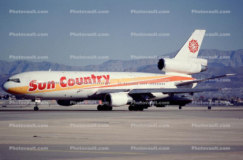 N154SY, Douglas DC-10-15, Sun Country Airlines, CF6-50C2F, CF6
