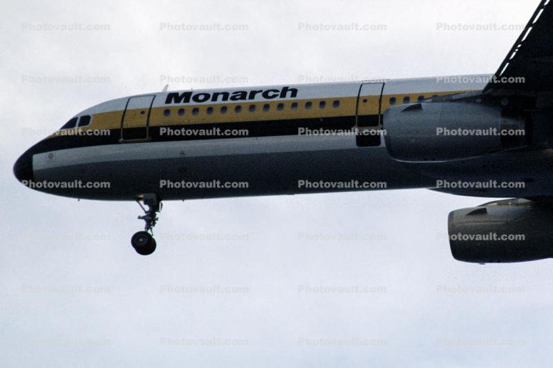 G-OJEG, Monarch Airlines, Airbus 321-231, A320 series, landing
