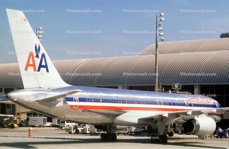 N634AA, Boeing 757-223, American Airlines AAL, RB211