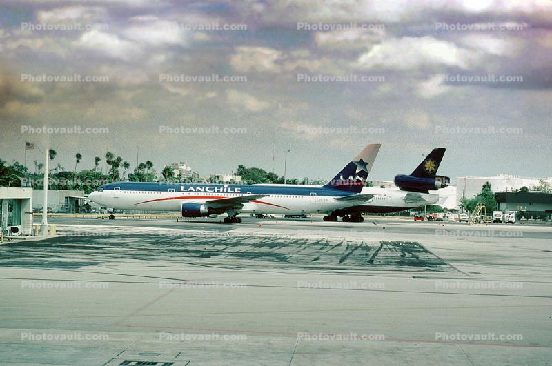 CC-CEL, LAN Chile, Boeing 767-3Y0ER, Miami International Airport, 767-300 series