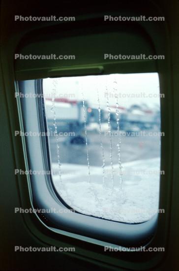 Window, Ice, Snow, Cold