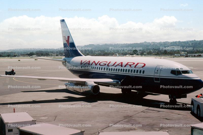 N120NJ, Boeing 737-2T5, Vanguard Airlines, 737-200 series, (SFO)