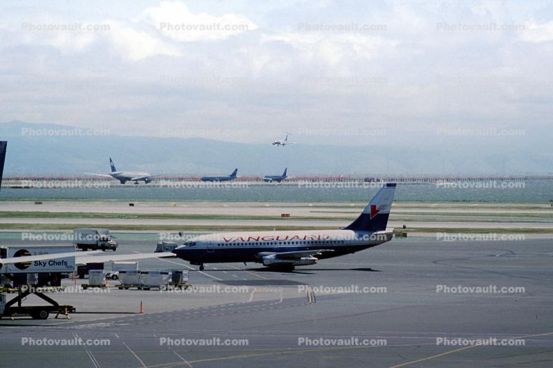N120NJ, Boeing 737-2T5, Vanguard Airlines, San Francisco International Airport (SFO), 737-200 series
