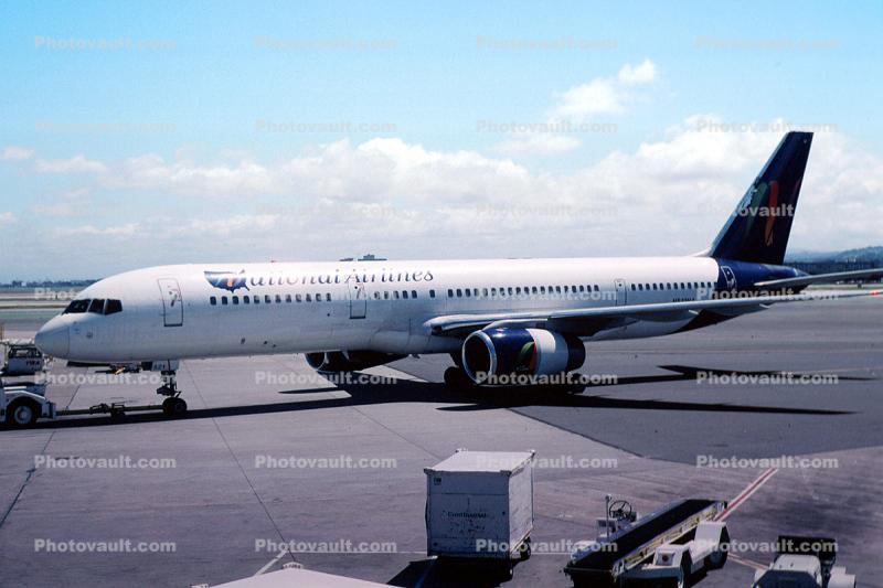 N521NA, Boeing 757-236, (SFO), National Airlines NAL, RB211-535 E4, RB211