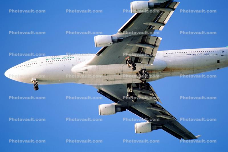 N405EV, Boeing 747-45E, Eva Air, 747-400 series, CF6-80C2, CF6
