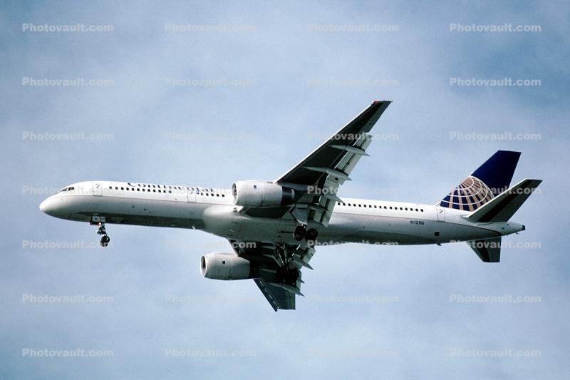 N12116, Boeing 757-224, Continental Airlines COA, 757-200 series, RB211