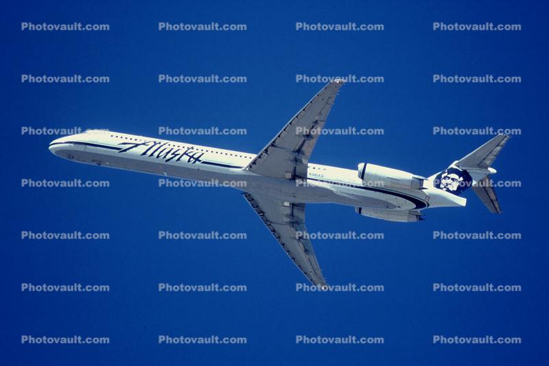 N981AS, McDonnell Douglas MD-83, Alaska Airlines ASA, JT8D, JT8D-219