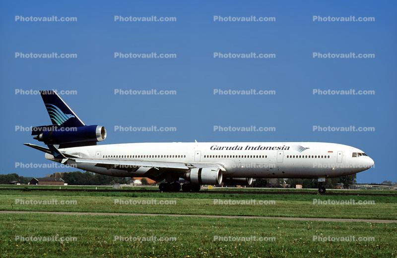 PK-GIG, Garuda International, Airline, Indonesian Airways, McDonnell Douglas MD-11, CF6-80C2D1F, CF6