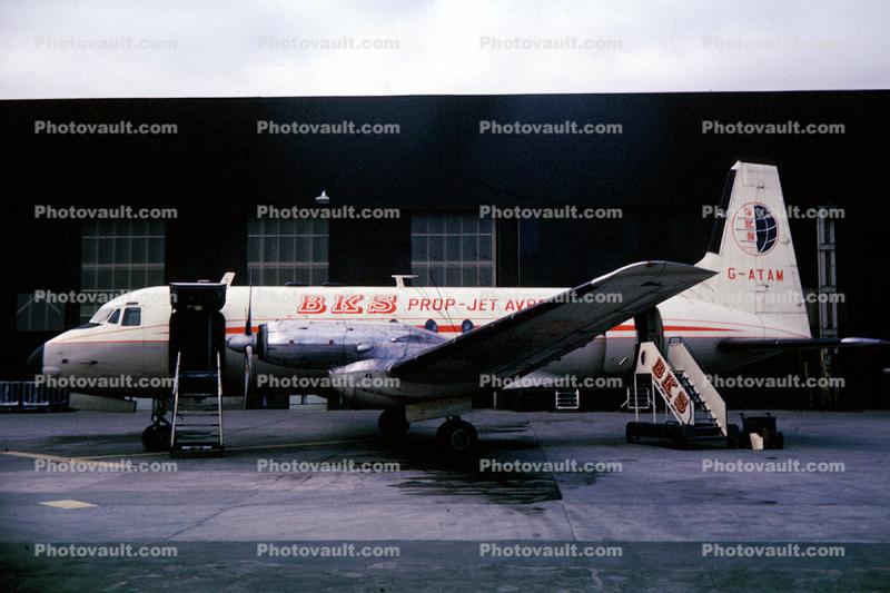 G-ATAM, BKS Air Transport, Hawker Siddeley 748-214 Sr2A
