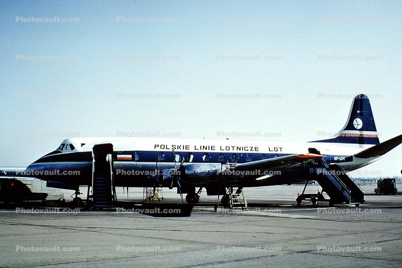 SP-LVC, LOT Polskie Linie Lotnicze, Vickers 804 Viscount