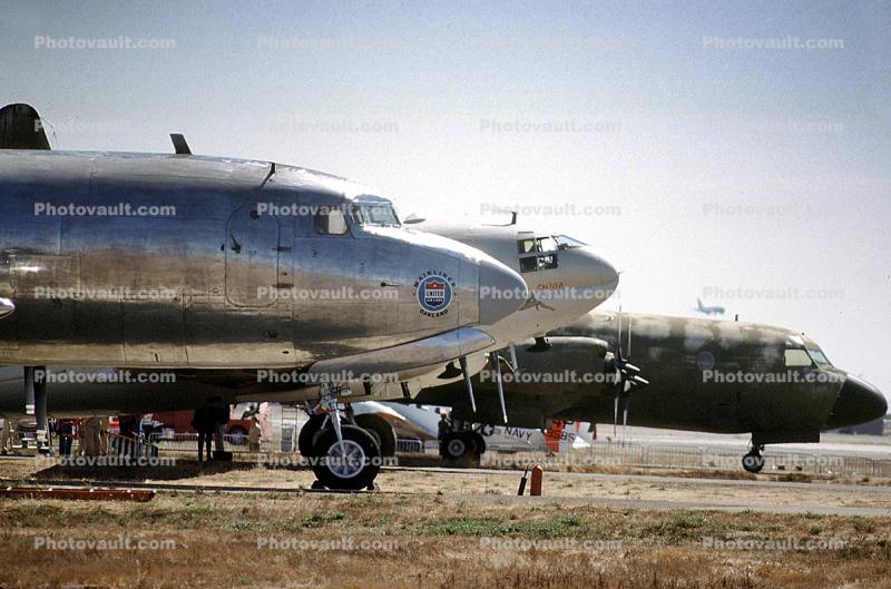 Douglas DC-6 abd various Prop Airplane Noses
