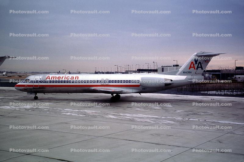 N1438H, American Airlines AAL, Fokker F.28 MK 0100, F100