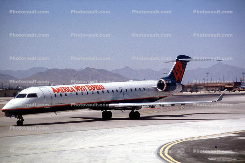 N504MJ, Canadair CRJ-700, America West Express, Mesa Airlines ASH