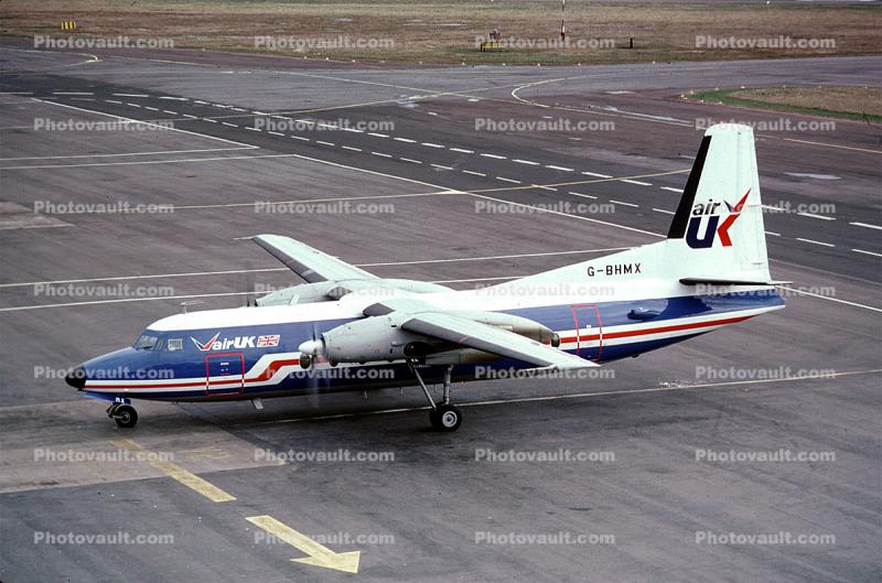 G-BHMX, Air UK UKA, Fokker F27-200 Friendship