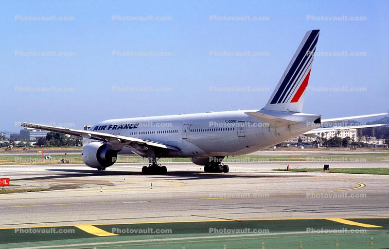 F-GSPK, Boeing 777-228ER, Air France AFR, 777-200 series, GE90-90B2, GE90