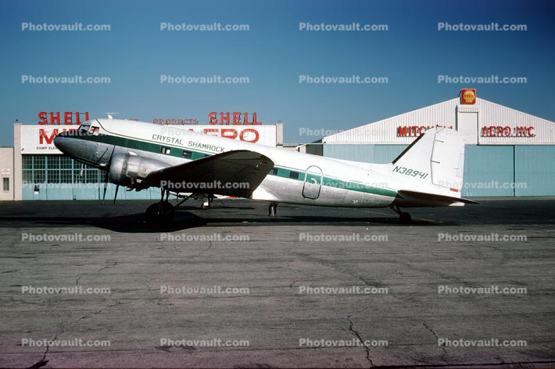 N3841, Douglas DC-3 Twin Engine Prop, C-47K