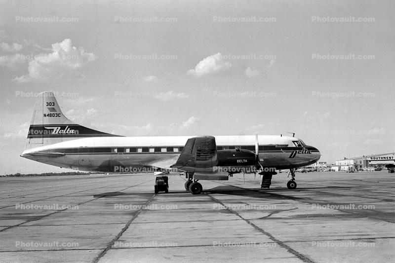 N4803C, Convair CV-580, 1950s