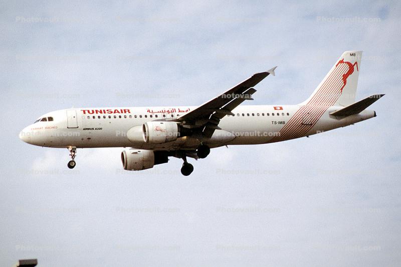 TS-IMB, Airbus A320-211, Farhat Hached, CFM56, CFM56-5A1