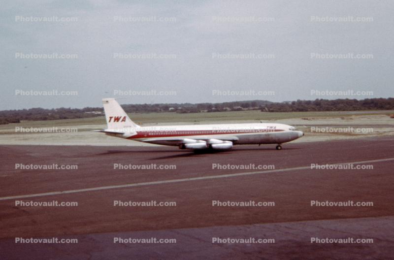 Trans World Airlines TWA, Boeing 707, September 1960, 1960s