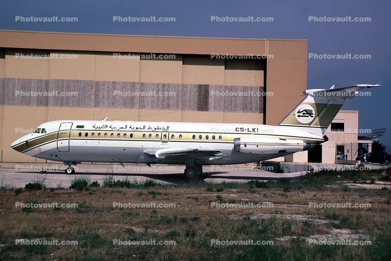 C5-LKI, tish Aircraft Corporation BAC 1-11 Series 414EG, Libyan Arab Airlines