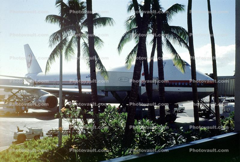 Boeing 747-100, Japan Airlines JAL, Honolulu