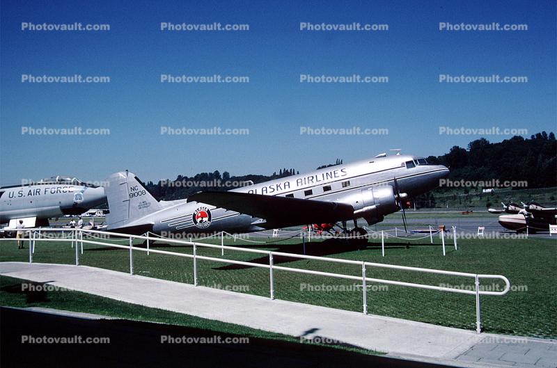 N91008, Douglas C-47A-30-DK, Alaska Airlines ASA
