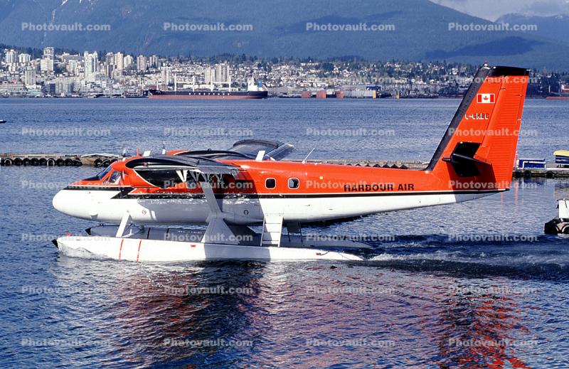 C-GKBC, 1979 Dehavilland DHC-6 SERIES 300, Harbour Air, Twin Otter, Vancouver, Canada, 1970s