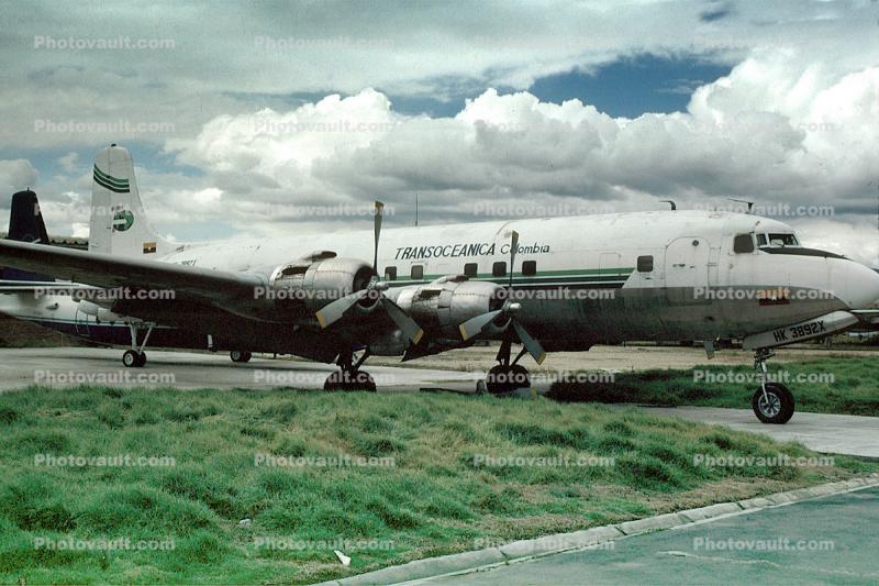 HK-3892X, TransOceanica de Aviacion, Douglas DC-6B, 1950s
