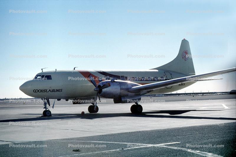 N136CA, Cochise Airlinks, Convair 440, CV-440-40, R-2800, 1950s